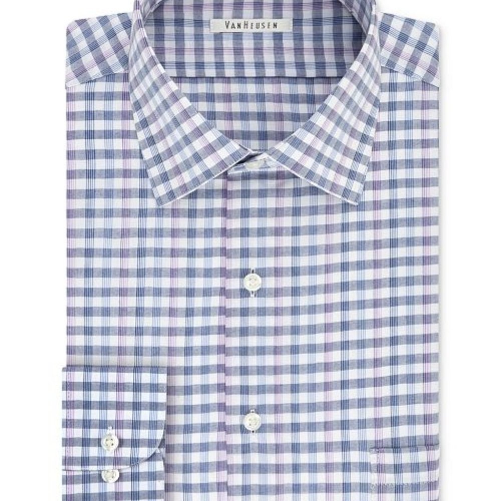 VAN HEUSEN  SLIM FIT WRINKLE FREE DRESS